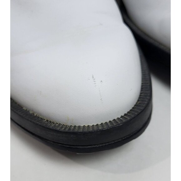 Adidas Mens ZTraxion Golf Shoes Cleats White & Olive Leather Size 7 - Picture 11 of 11